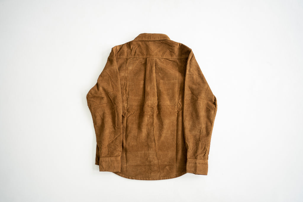 Studio Fine-Wale Corduroy Work Shirt - Tobacco