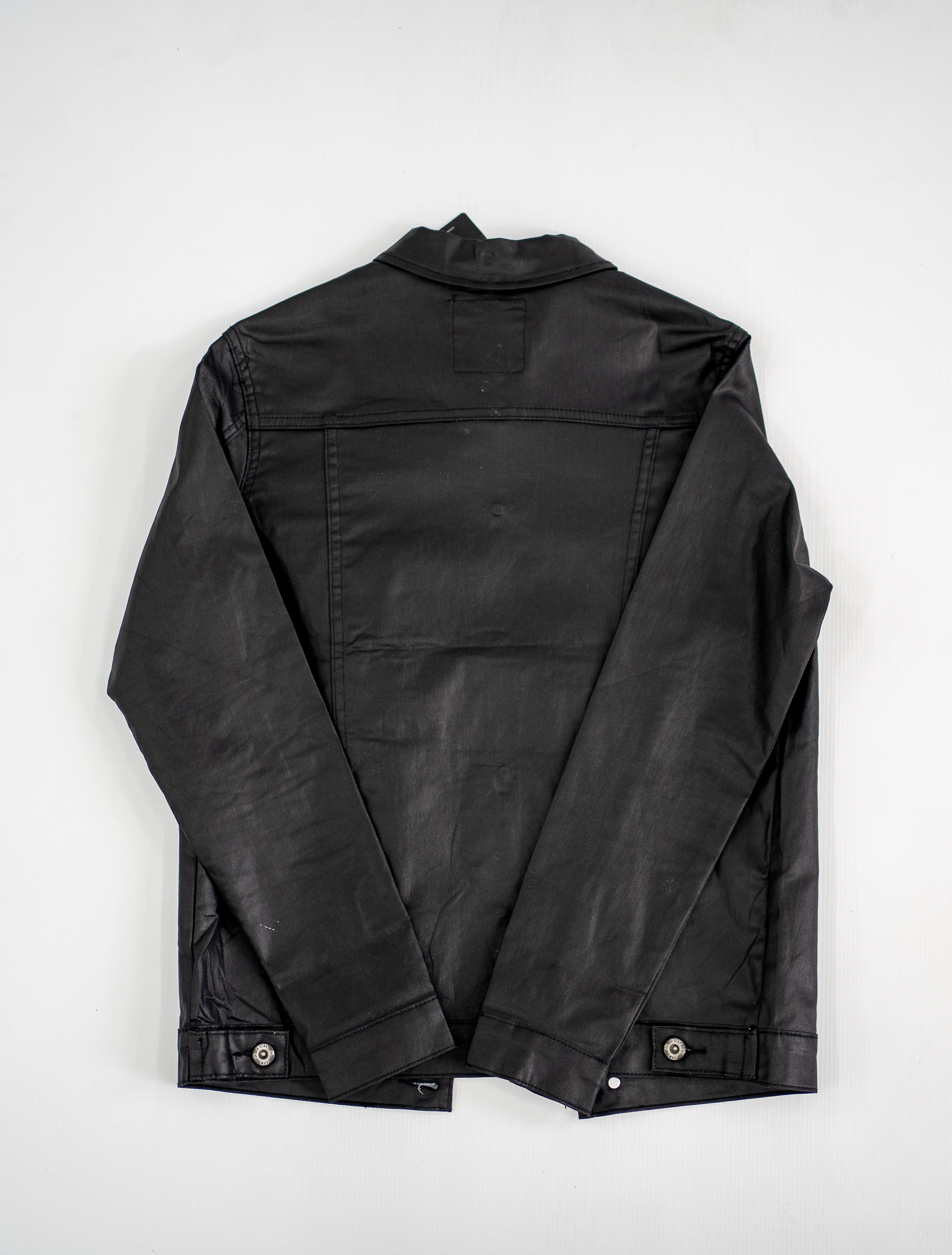 G-Star RAW Coated Denim Trucker Jacket - Onyx Black