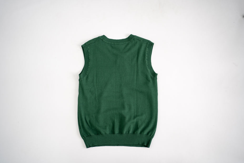Lacoste Sport Heritage Golf Sweater Vest - Forest Green