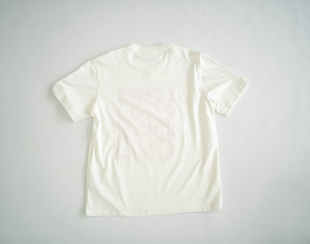 Loewe Anagram Appliqué Cotton T-Shirt - Off-White/Pink