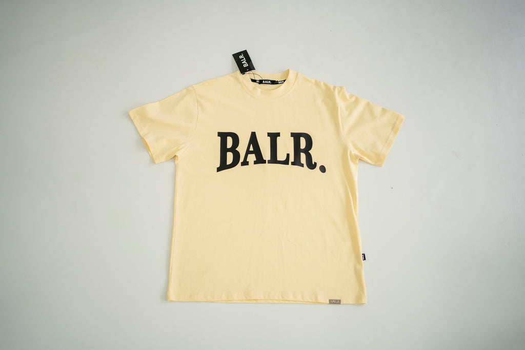 BALR. Athletic Arch Logo Tee – Mustard Yellow