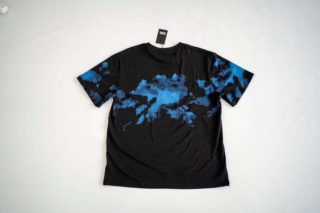 Karl Lagerfeld Paris Ikonik Blue Splash Graphic Tee