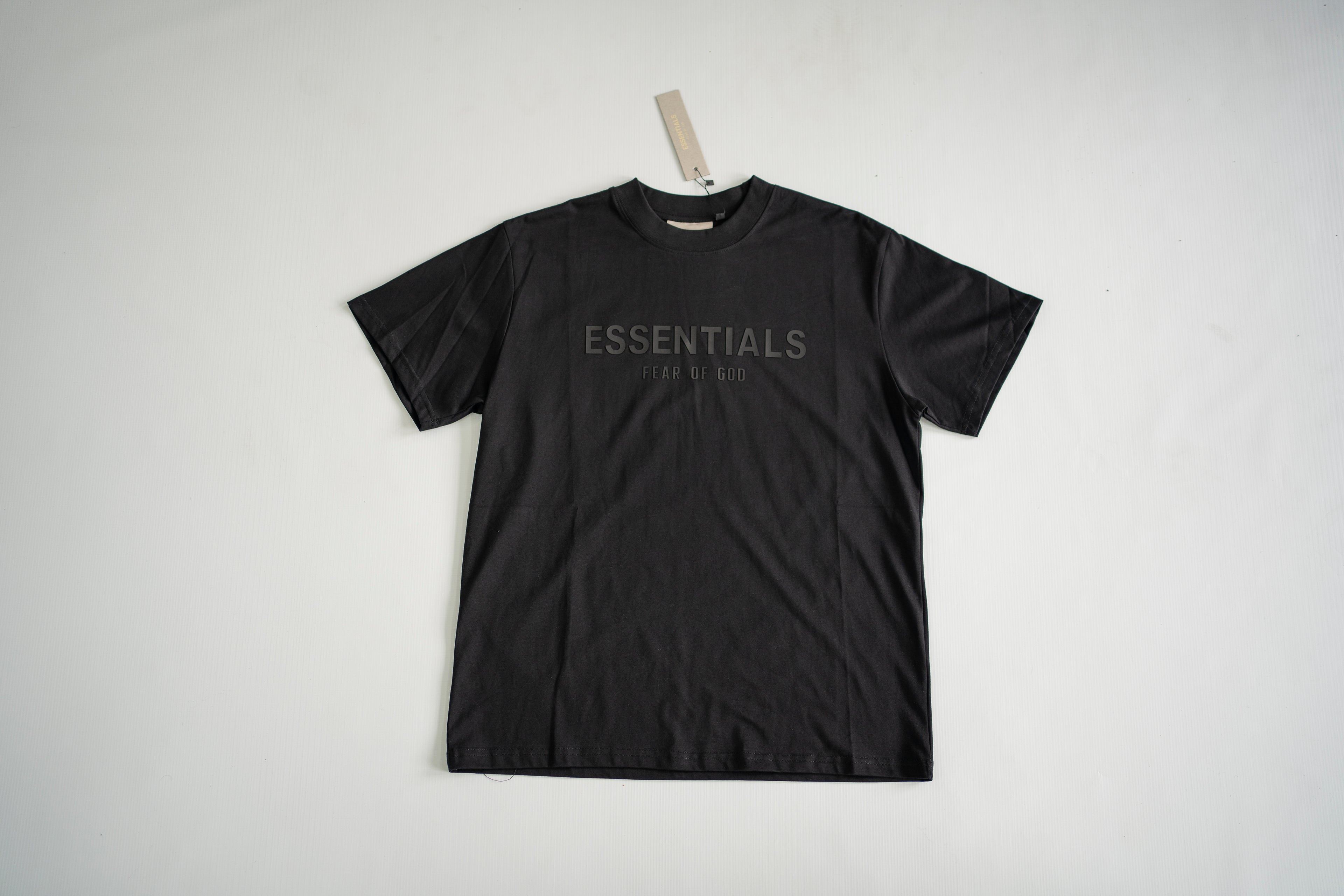 Essentials Fear of God Tonal Logo Tee – Black