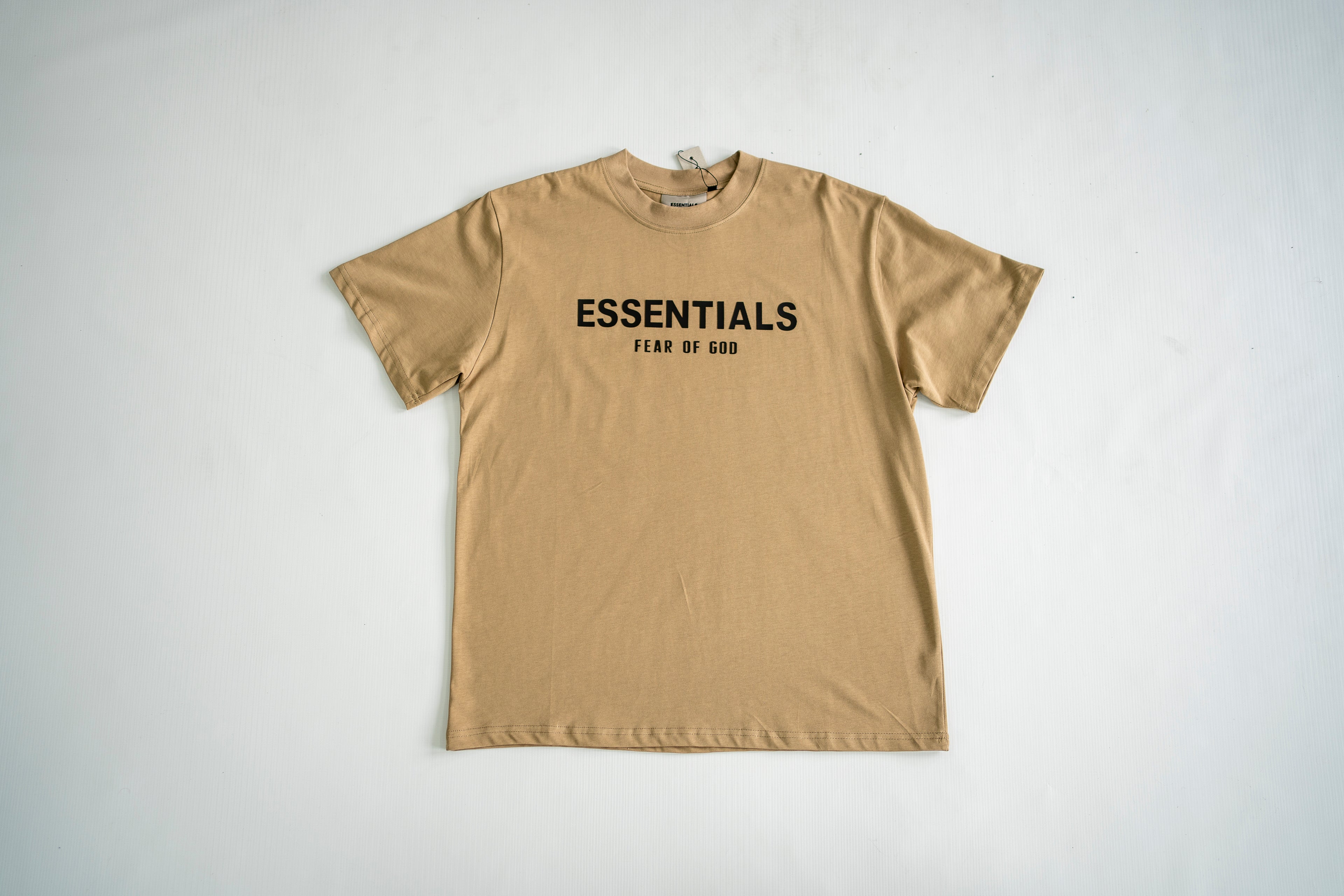 Essentials Fear of God Boxy Graphic Tee – Harvest/Tan