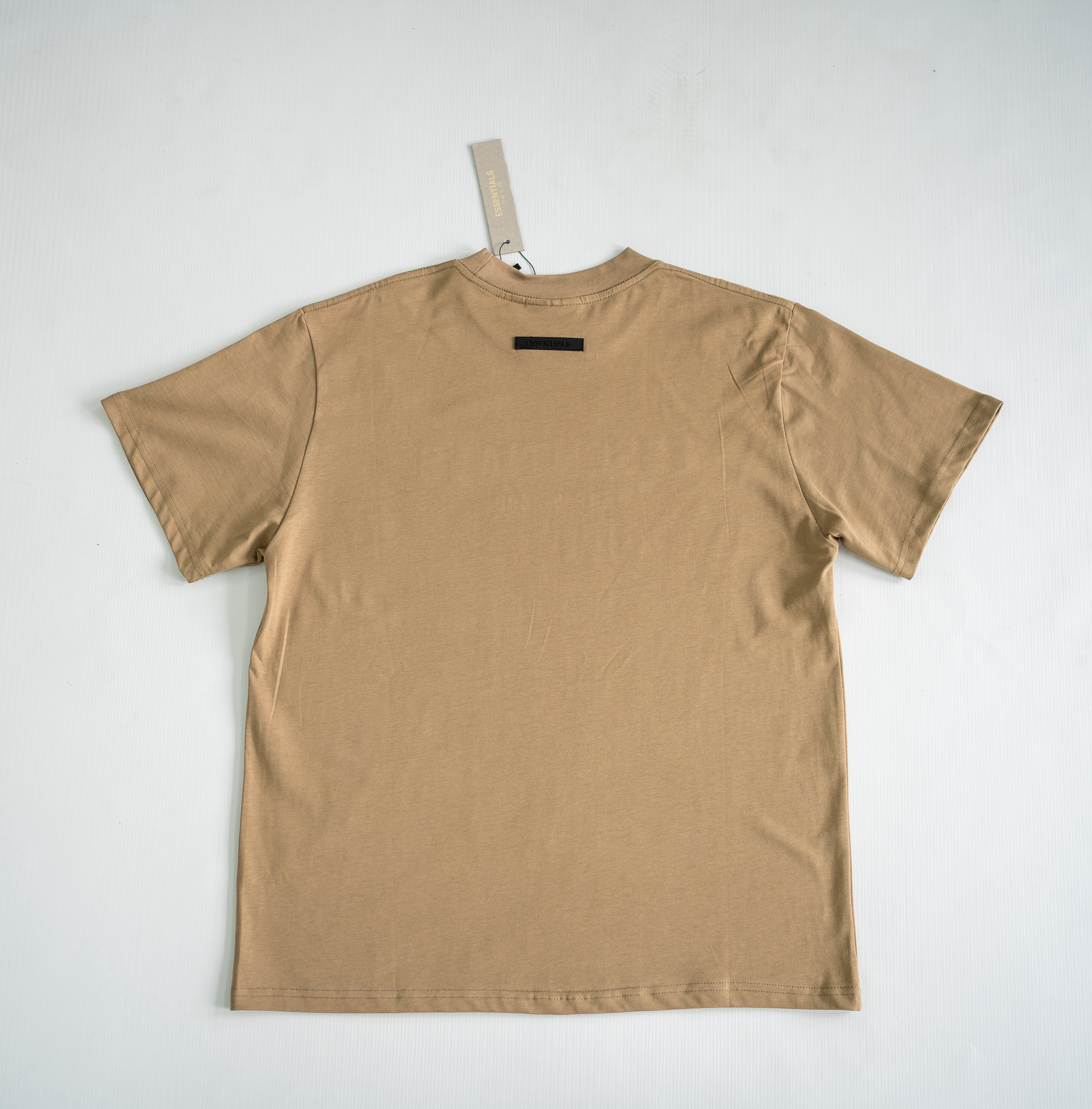 Essentials Fear of God Boxy Graphic Tee – Harvest/Tan