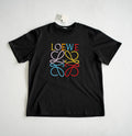 Loewe Multi Color Embroidered Anagram T Shirt