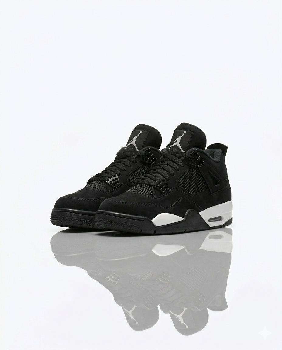 Jordan 4 "White Oreo/Black"