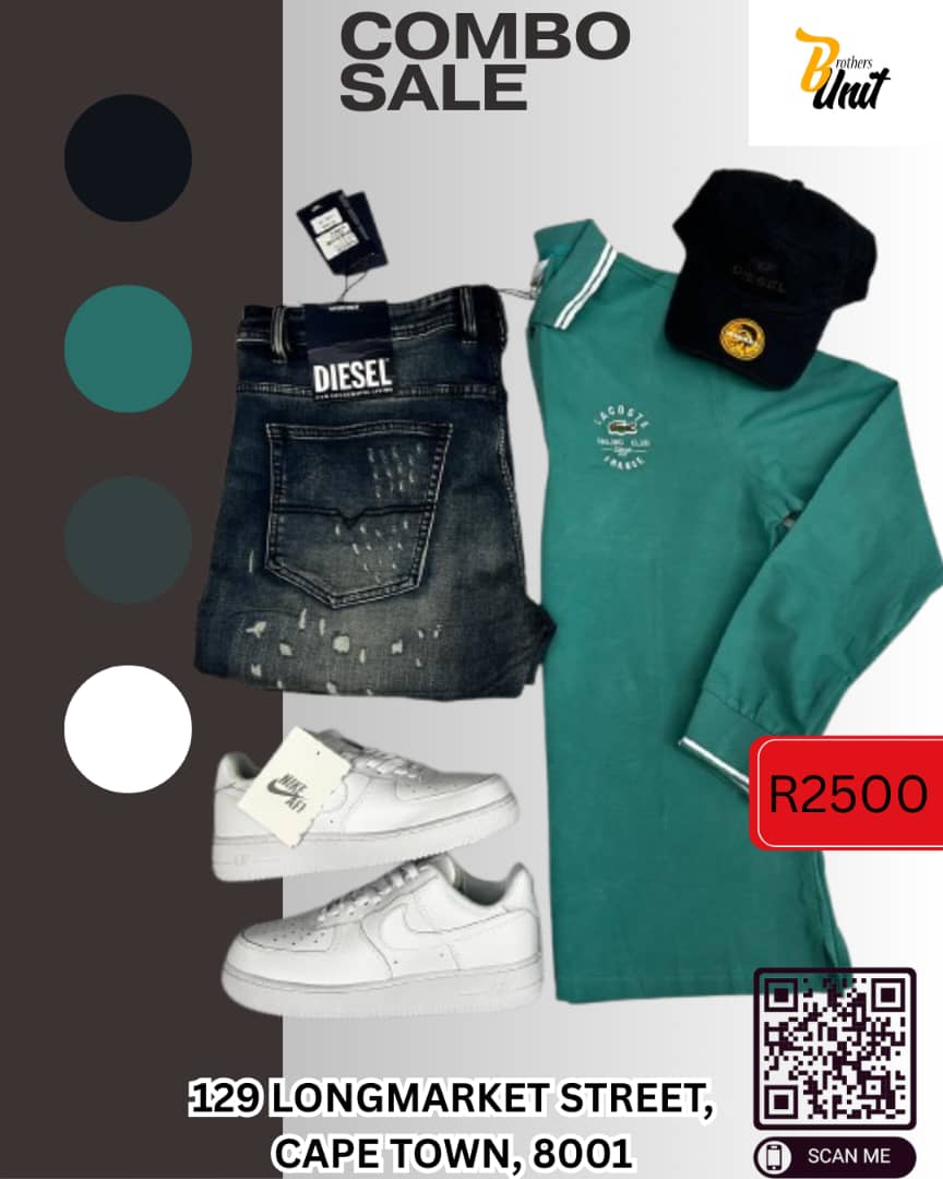 Brothers Unit "Emerald Edge" Combo - 4-Piece Lacoste & Diesel Collection