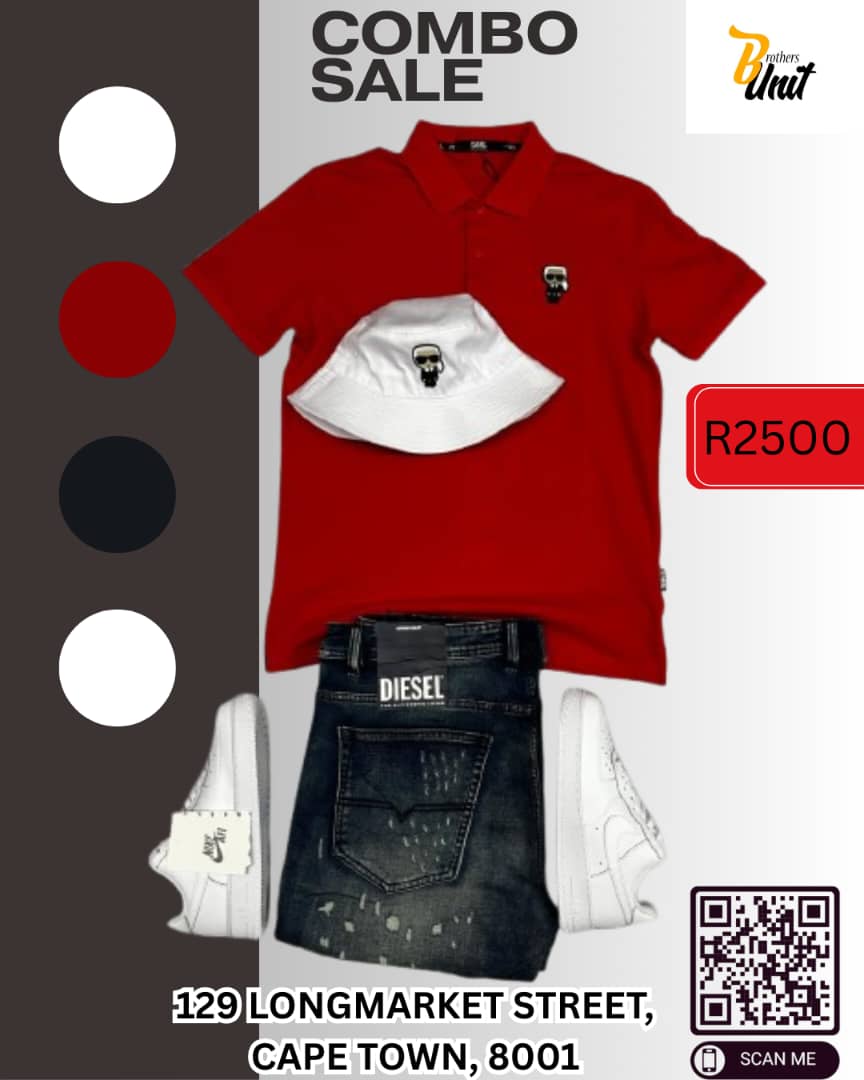 Brothers Unit "Monochrome & Crimson" Combo - 4-Piece Designer Set