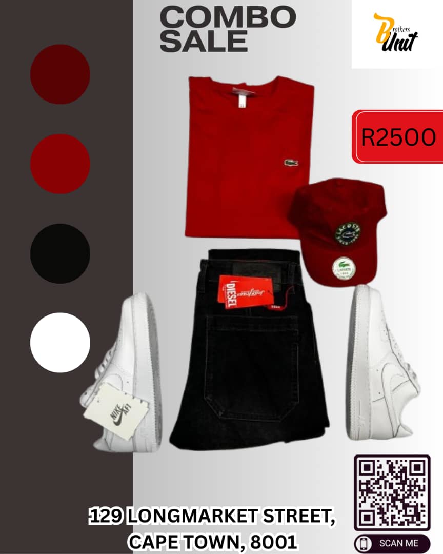 Brothers Unit "Crimson Street" Combo - 4-Piece Lacoste & Diesel Essential Set