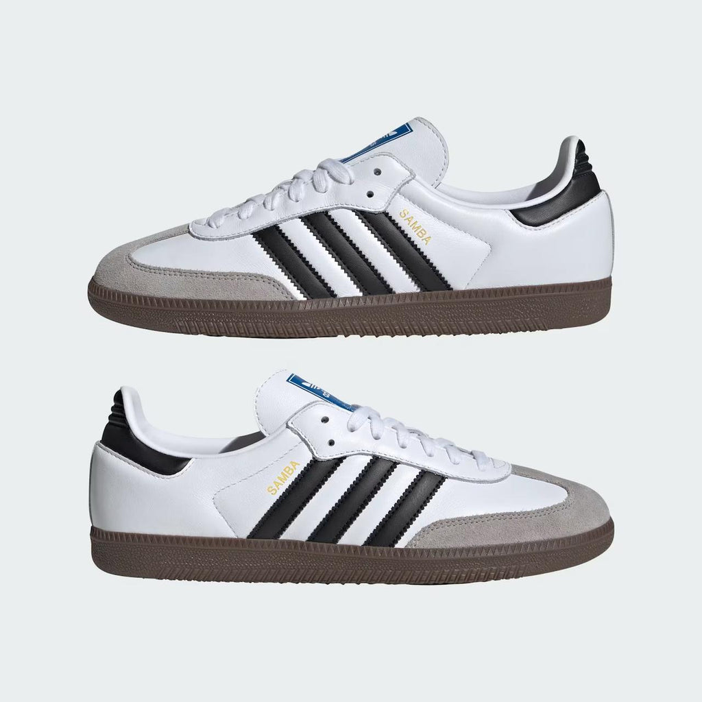 Adidas Samba White and Black