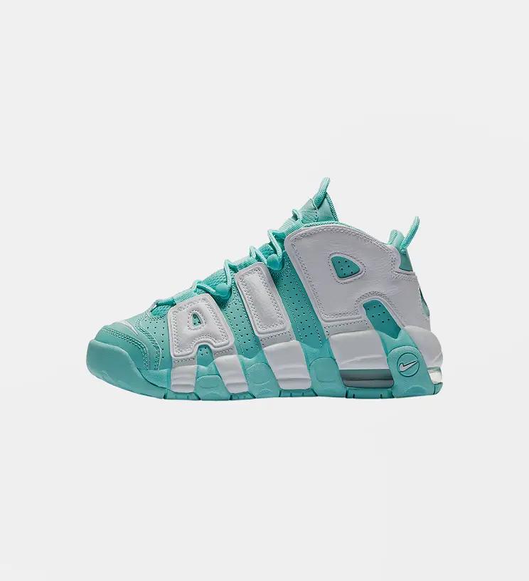 Nike Air More Uptempo GS Island Green