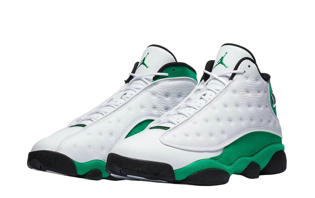 Air Jordan 13 Retro White Lucky Green