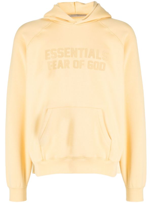 FEAR OF GOD ESSENTIALS Light Yellow Hoodie