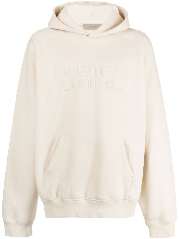 FEAR OF GOD ESSENTIALS Eggshell White Hoodie