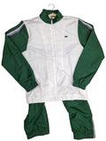 Lacoste White/Green Tracksuit