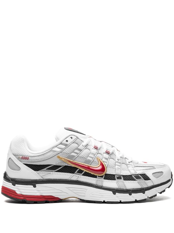 Nike P6000 Platinum/Varsity Red