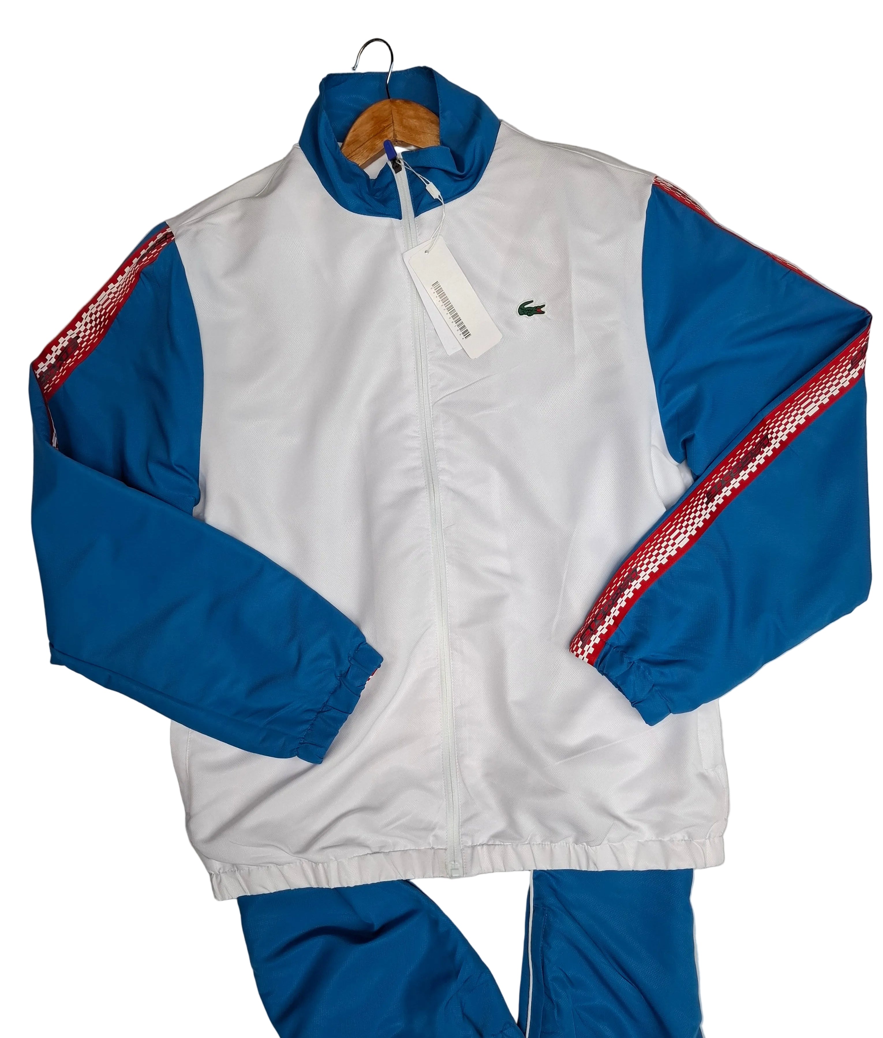 Lacoste White/Blue Tracksuit