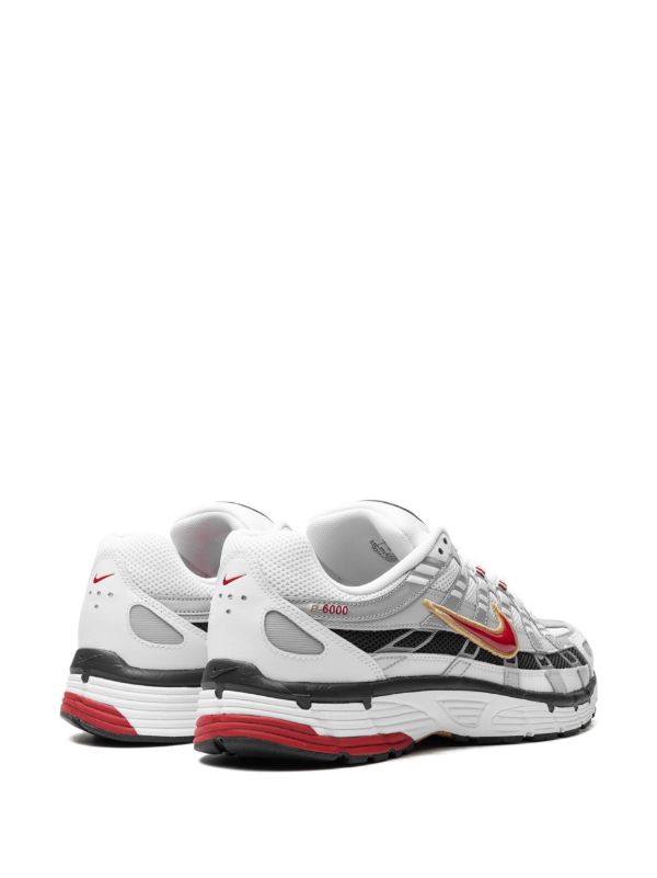 Nike P6000 Platinum/Varsity Red