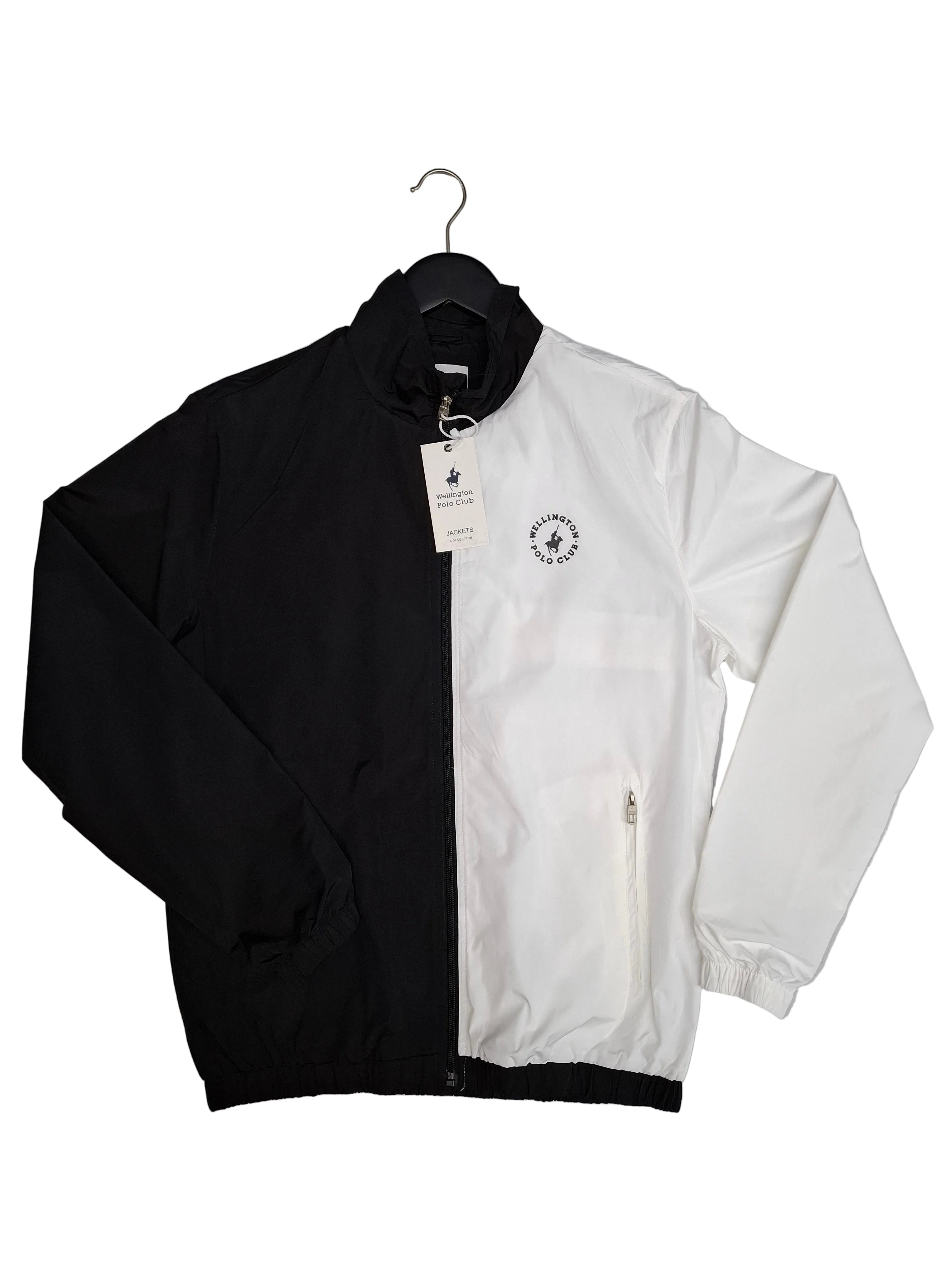 Wellington Polo Club White & Black Jacket