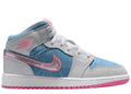 Kids Jordan 1 Mid Denim Sequin