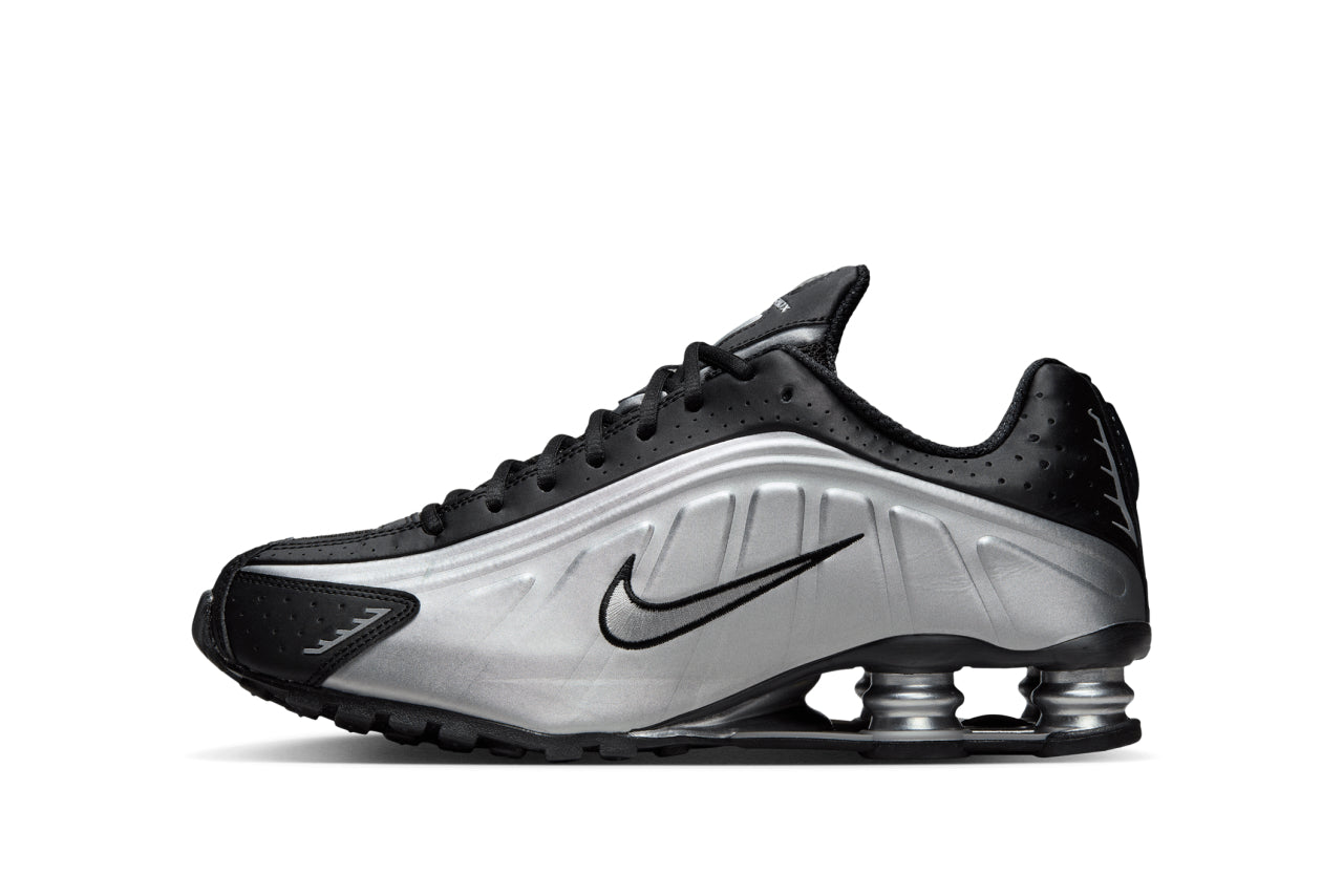Nike Shox R4 Metallic Silver & Black