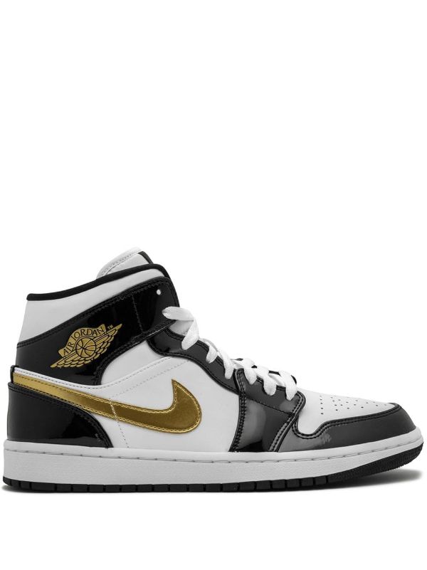 Jordan
Air Jordan 1 Mid SE Black/Gold Patent Leather sneakers