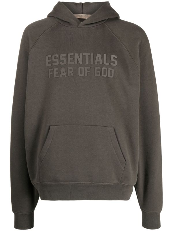 FEAR OF GOD ESSENTIALS Olive Green Hoodie